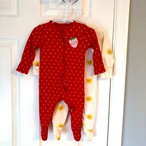 2 peace footie size 6-9month